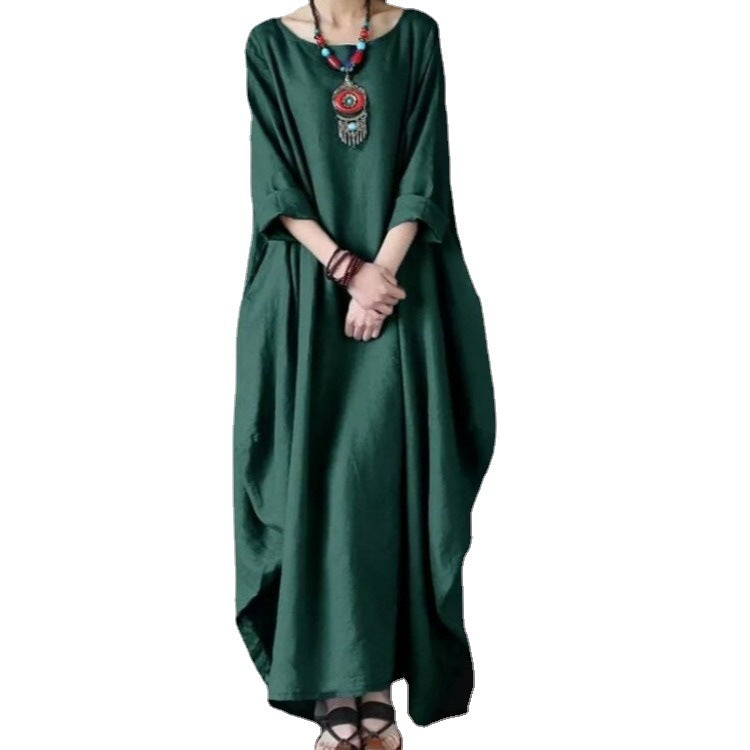 Innovative Casual Classy Loose Cotton Linen Plus Size