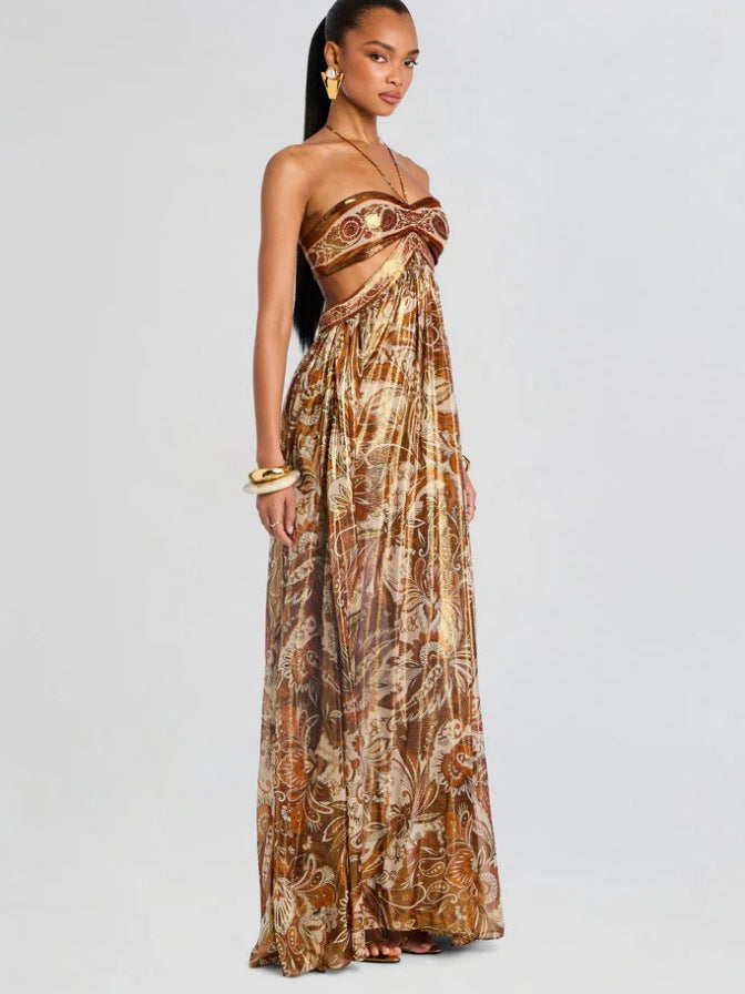 Summer Formal Strap Backless Sexy Party Dress