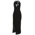 Personality Deep V Sexy Hot Sleeveless High Waist Dress