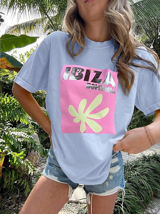 Women's Summer Printed Casual Round Neck Women's T-shirt