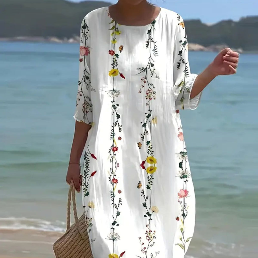 Round Neck Creative Shading Pattern Sleeve Shorts