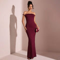 Women's Summer Backless Banquet Temperament Long Dress