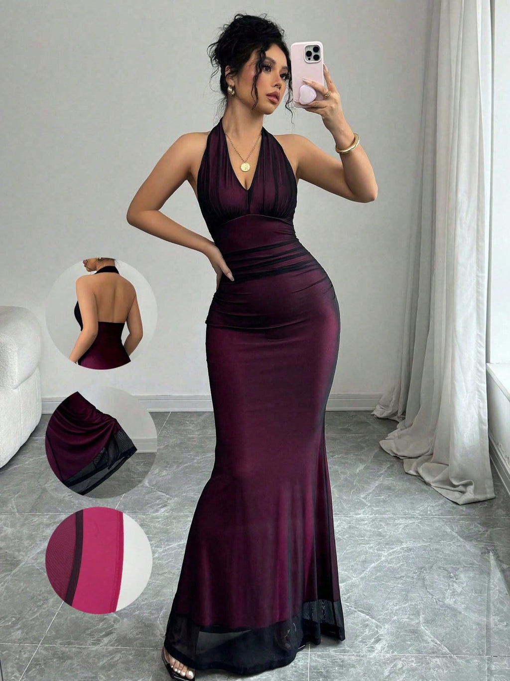 Women's Creative Style Summer Street Sexy Mesh Pullover Skirts