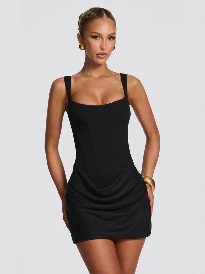 Versatile Tube Shoulder Strap Sexy Hot Dress