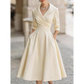 Women's Temperament Slimming Elegant Long Sleeve Dress