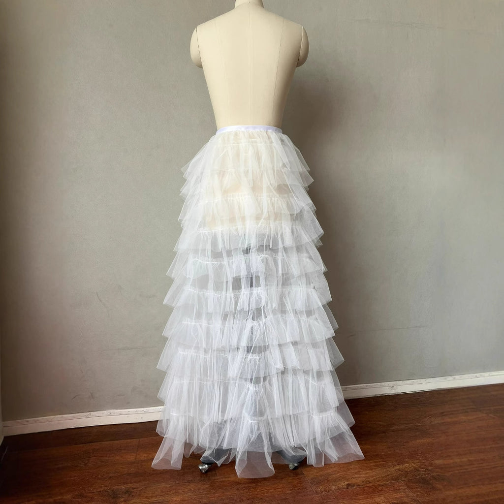 Pettiskirt Gauze Bridesmaid Dress Light Large Swing Mop Skirt