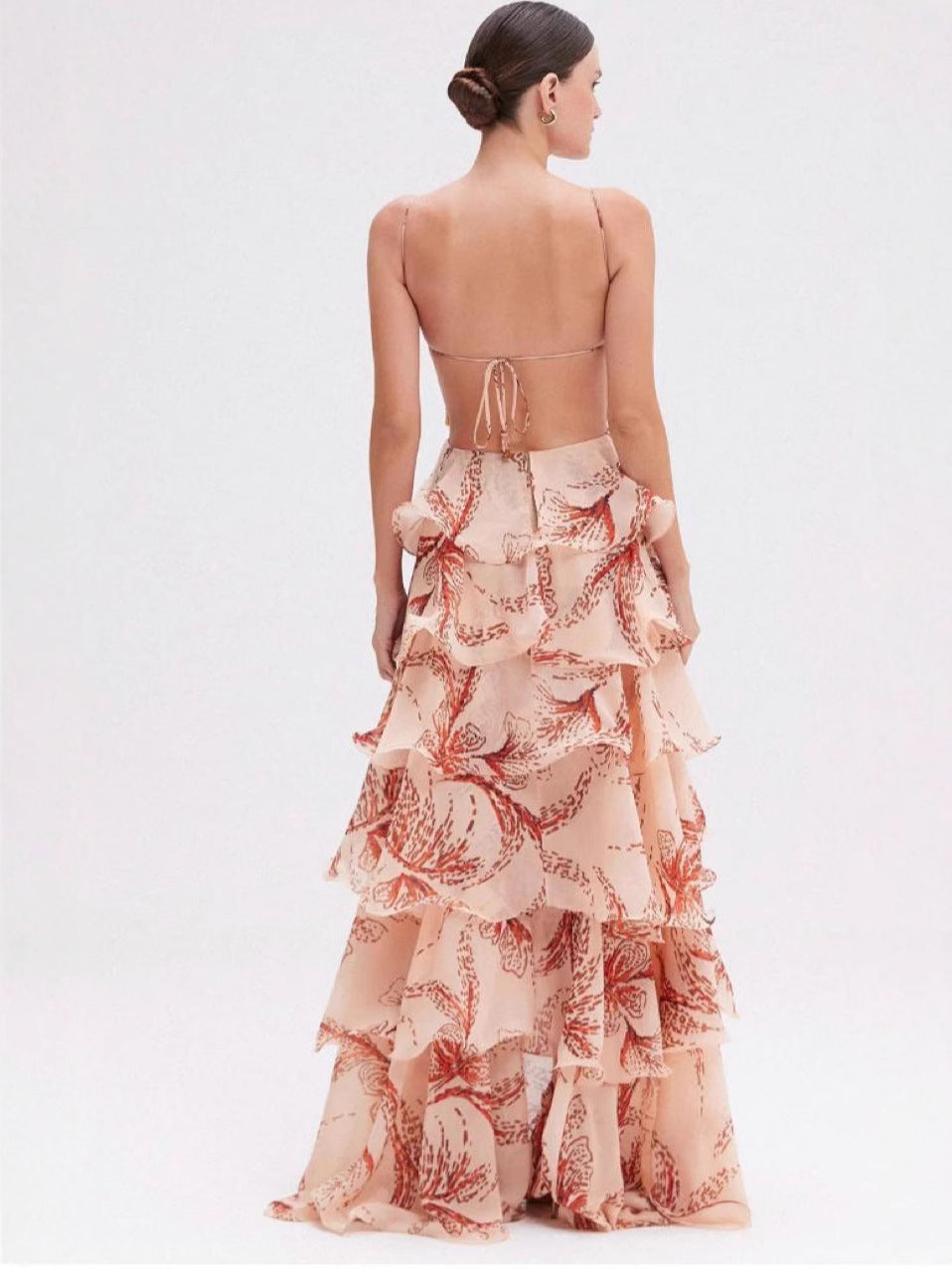 Women's Summer Fashion Ruffled Butterfly Long Skirts