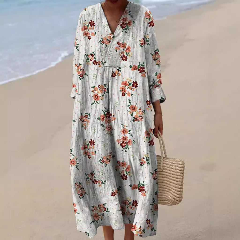 Autumn Long Sleeve Creative Casual Loose Dress