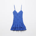 Women's Autumn High Waist Stitching Mid-length Slip Clothing