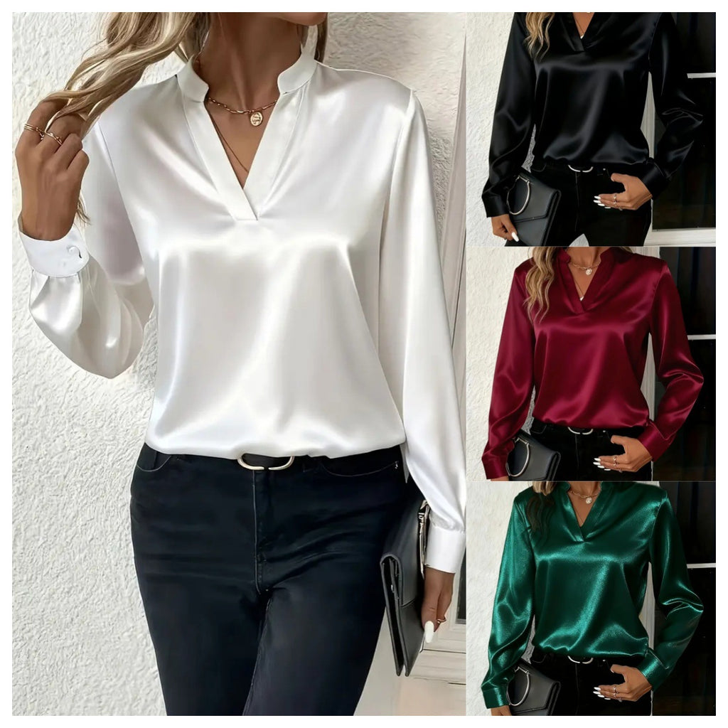 Women's Simplicity Temperament Wild Loose Shirt Blouse