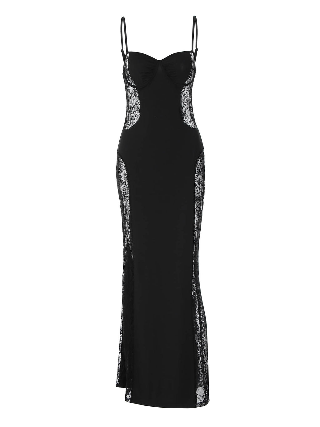 Women's French Lace Cinched Slim Sexy Hip Dress