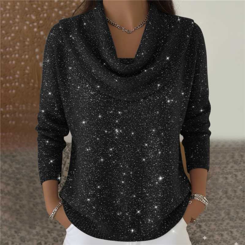 Cool Innovative Women's Solid Color Long-sleeved Sweaters