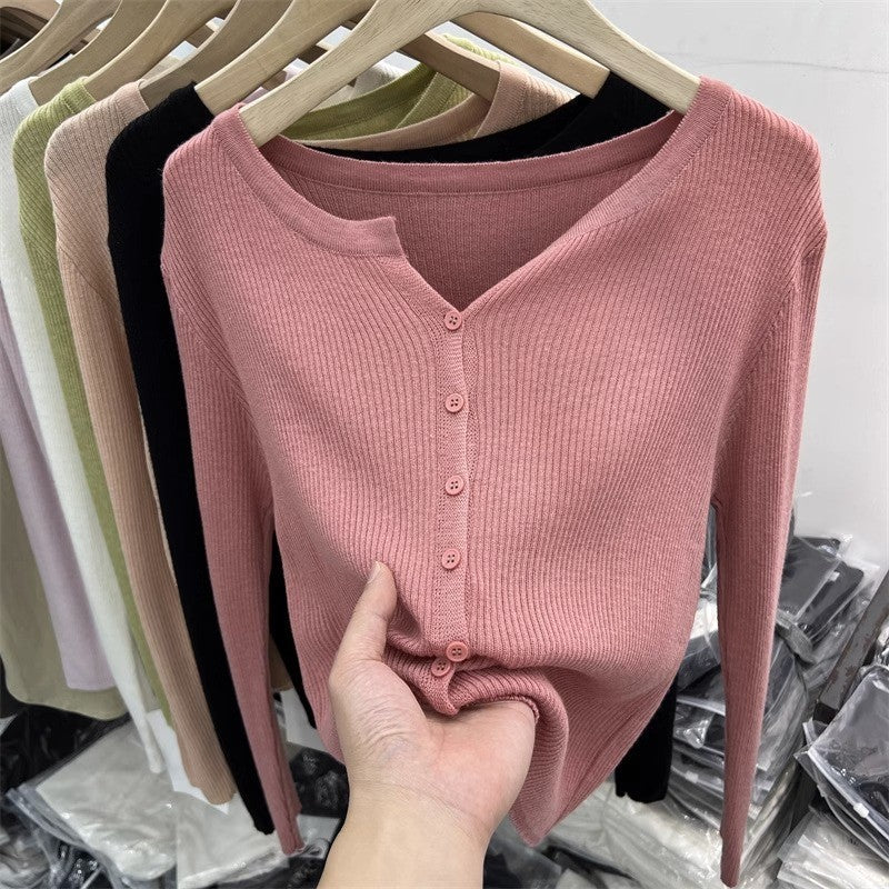 Women's Outer Wear Spring Long Sleeve Inner Women's Sweater