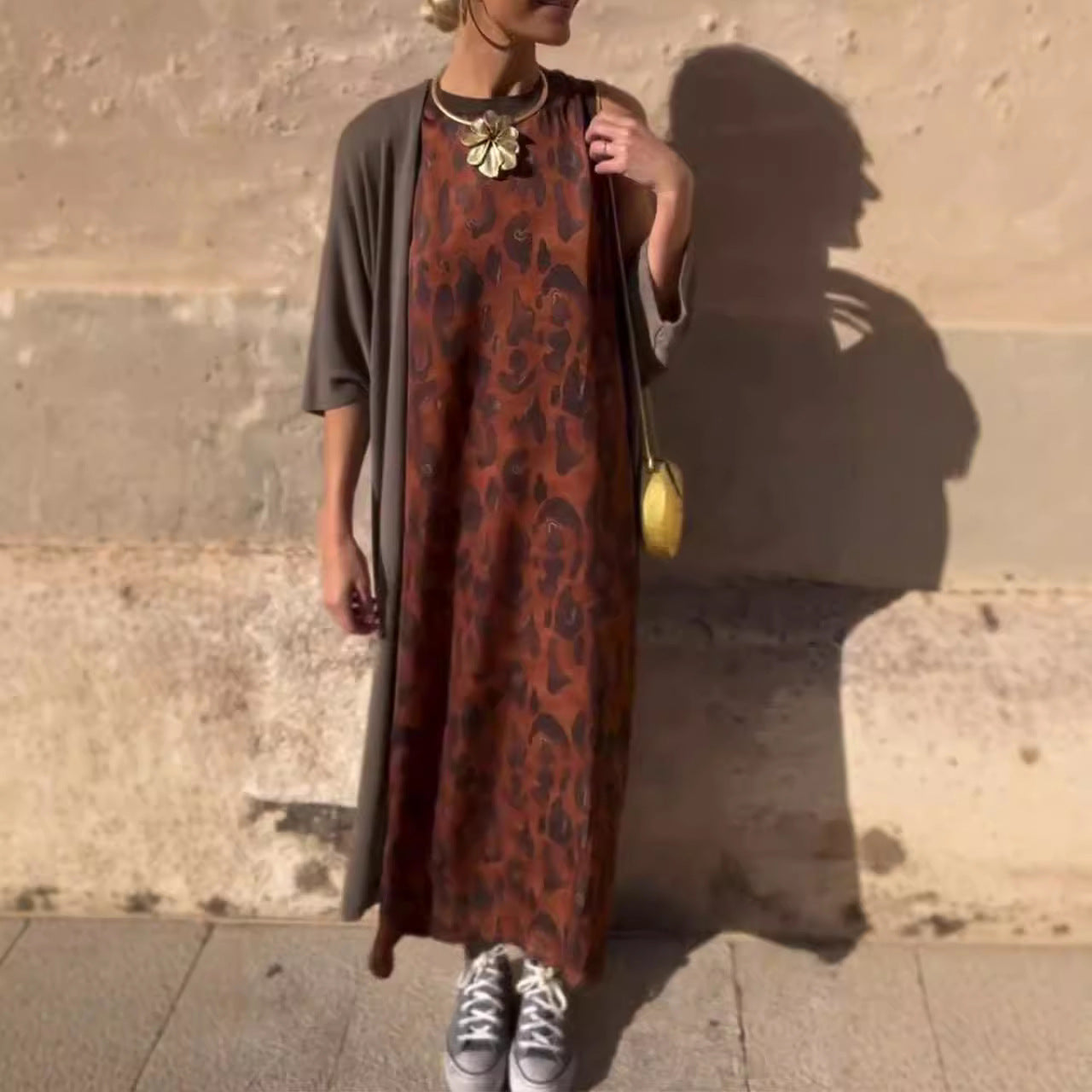 Pretty Graceful Women's Loose Clothes Elegant Dress