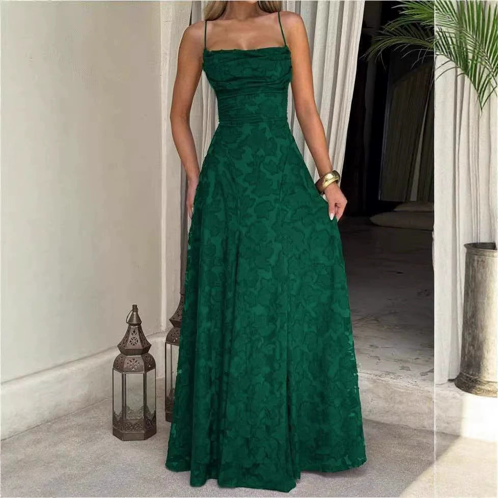 Women's Fashion Hot Style Wine Red Sexy Dress