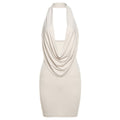 Women's Fashion Sexy Halter Low-cut Backless Slim Fit Clothing
