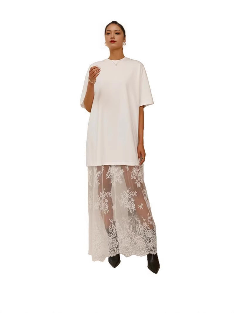 Summer Slimming Casual Solid Color Personalized Dress
