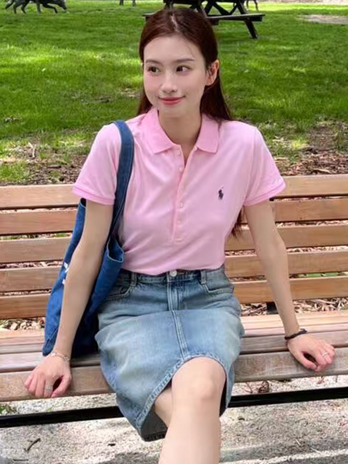 Pony Heavy Summer Lapel Thorn Flower Sleeve Women's Sweater