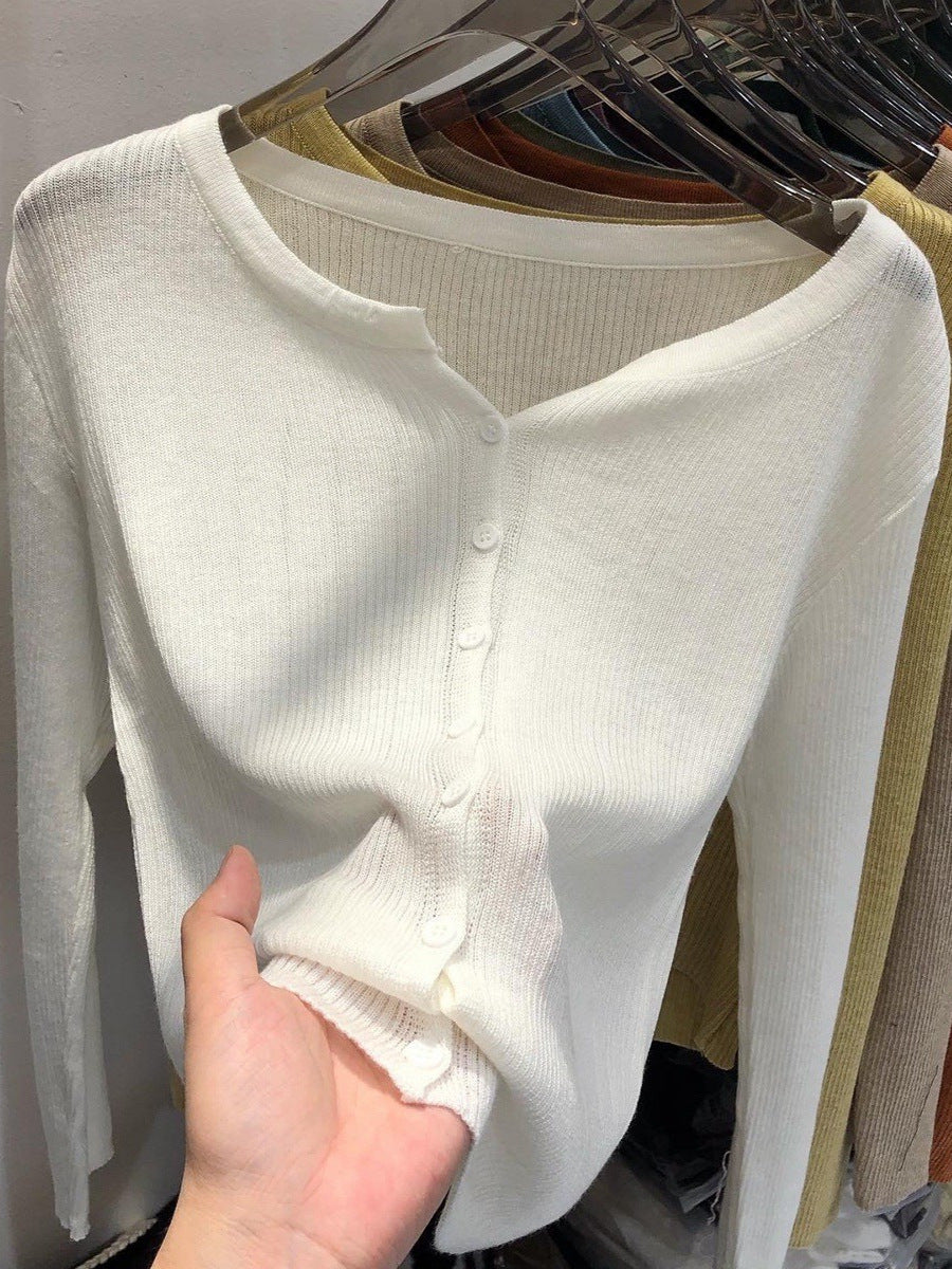 Women's Outer Wear Spring Long Sleeve Inner Women's Sweater