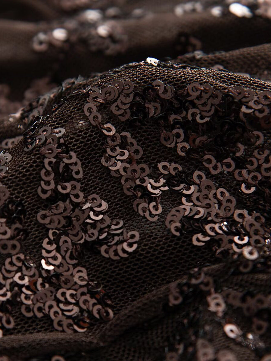Women's Summer Fashionable Sequins Hanging Collar Small Clothing