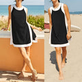 Women's Summer Casual Multicolor Round Neck Sleeveless Suits