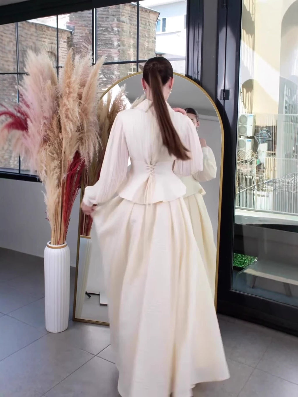 Women's Summer Elegant Soft Temperament Long Sleeve Dress