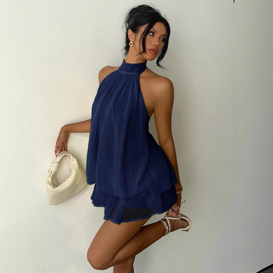Women's Fashionable Elegant Style Slim Fit Hot Backless Dress