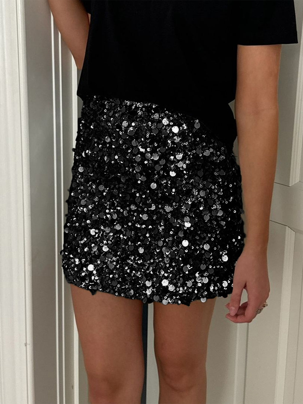 Women's Elegant Graceful Bright Edge Hip Clothing