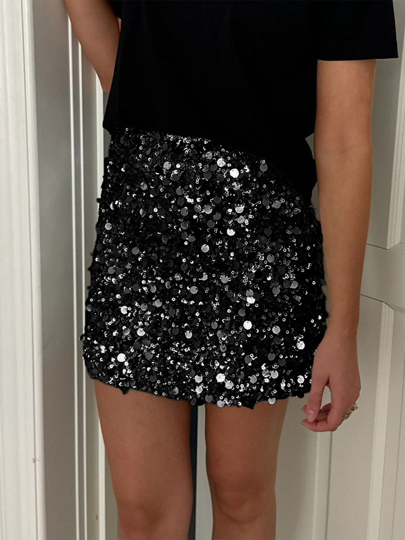 Women's Elegant Graceful Bright Edge Hip Clothing