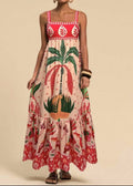 Floral Print Fashion Casual Holiday Style Dress