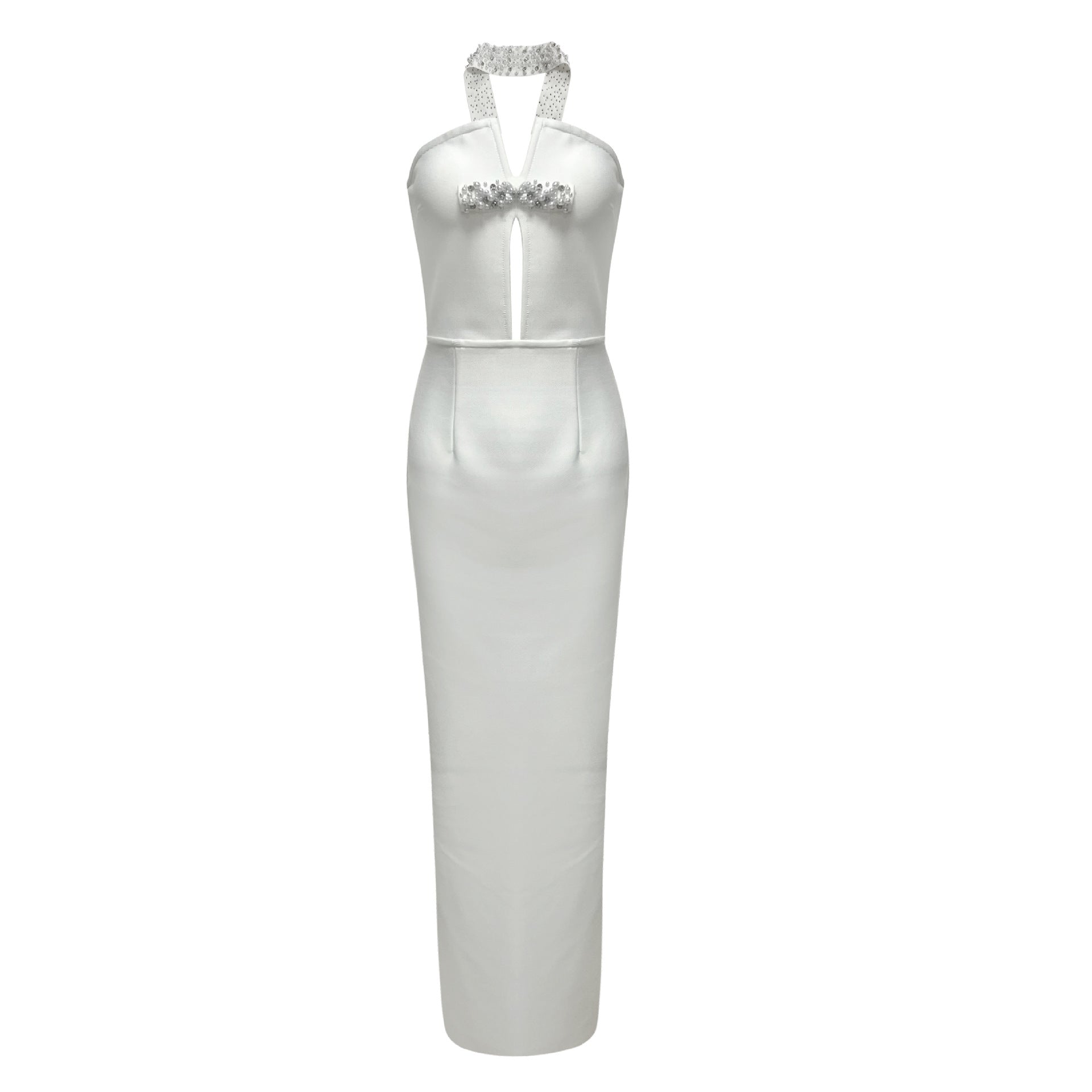 Women's Sexy Tube Rhinestone Fashionable With Bandage Dress