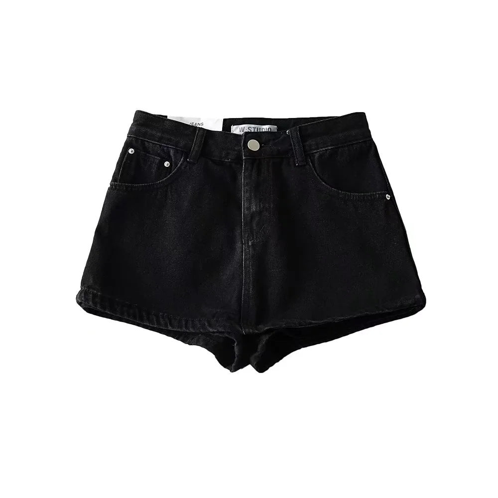 Summer Fashion Hot Sexy Washed Denim Half Body Miniskirt Skirt