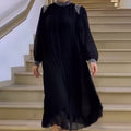 Autumn Fashion Solid Color Minority Diamond Dress