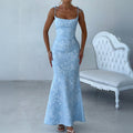 Women's Elegant Hip Spaghetti Straps Summer Dress