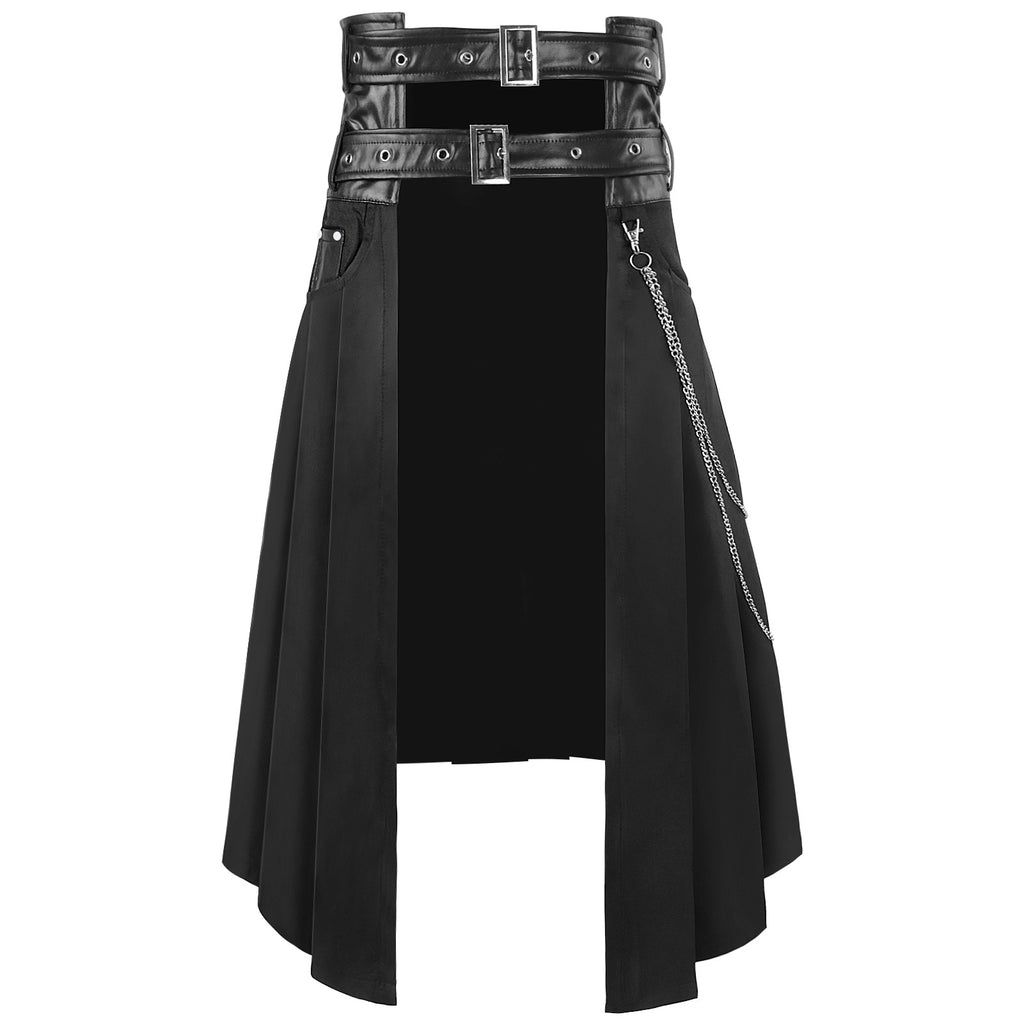 Women's Retro Style Nipped Waist Solid Color Activity Skirts
