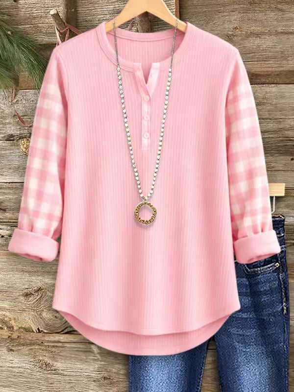 Women's Casual Fashion Comfortable Slim Looking Large Women's T-shirt