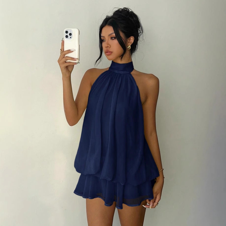 Women's Fashionable Elegant Style Slim Fit Hot Backless Dress